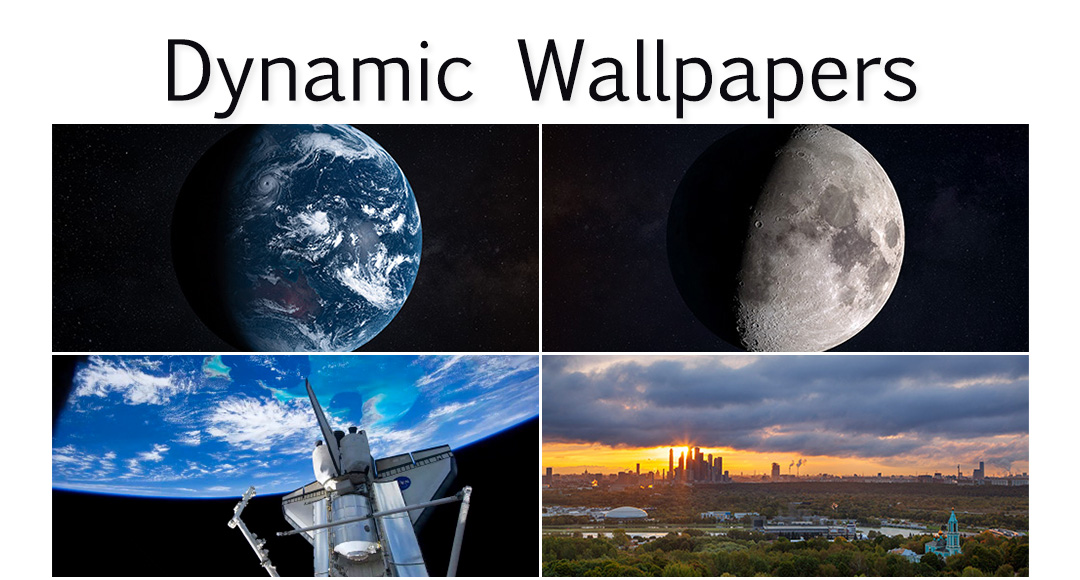 Dynamic wallpapers for macOS Mojave and